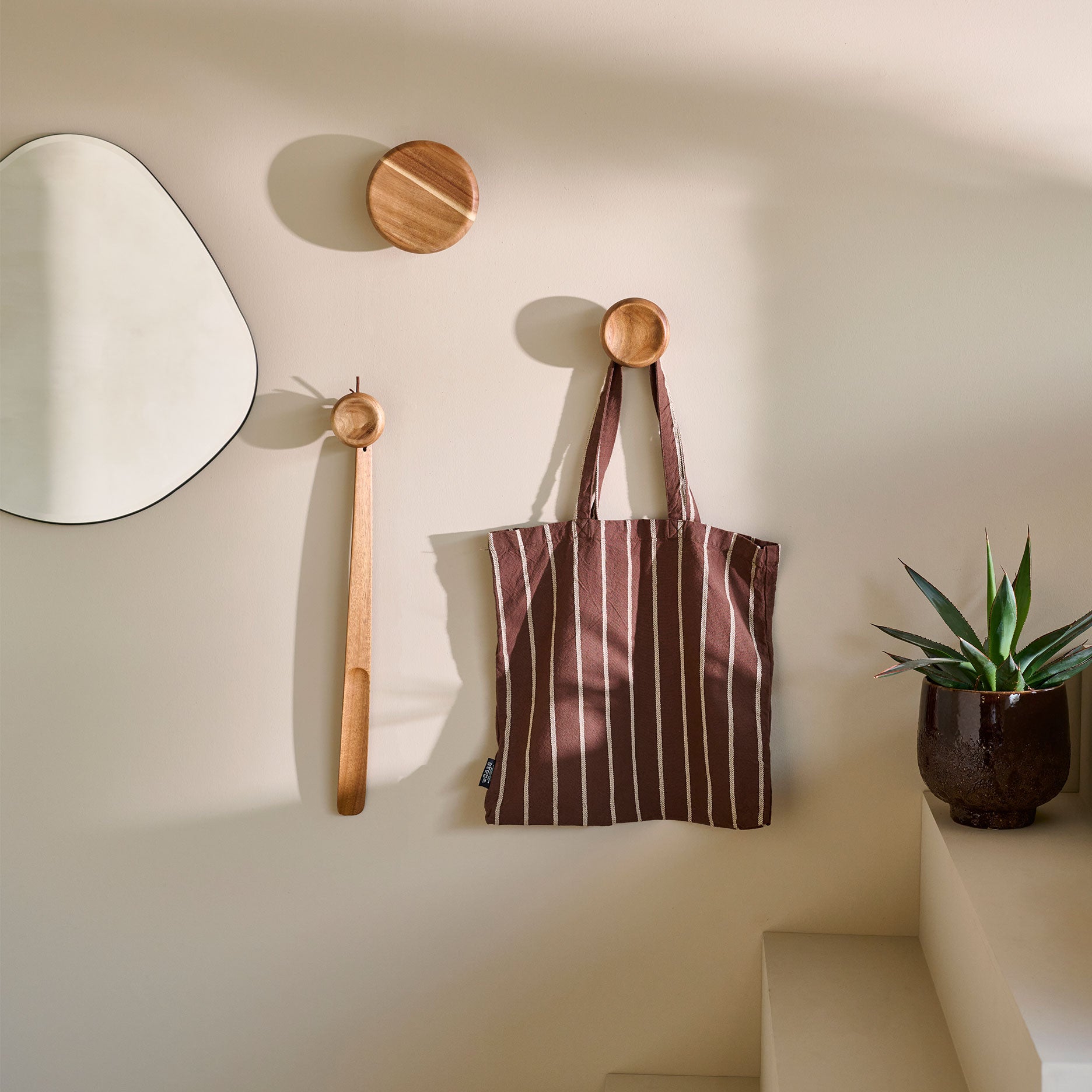 Auri Akacie Knage - sæt 3 stk